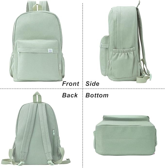 TIAASTAP Aesthetic Backpack School Bags for Teenage Girls Backpacks for School for Girls Women Backpacks for School College Backpack Back to School - Image 4