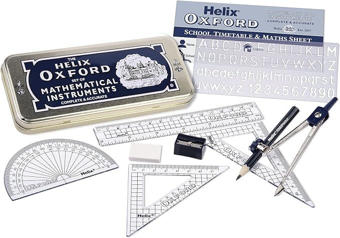 Helix Oxford Complete Back to School Stationery Set, Oxford Blue, 899784 - Image 3