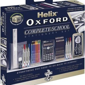 Helix Oxford Complete Back to School Stationery Set, Oxford Blue, 899784